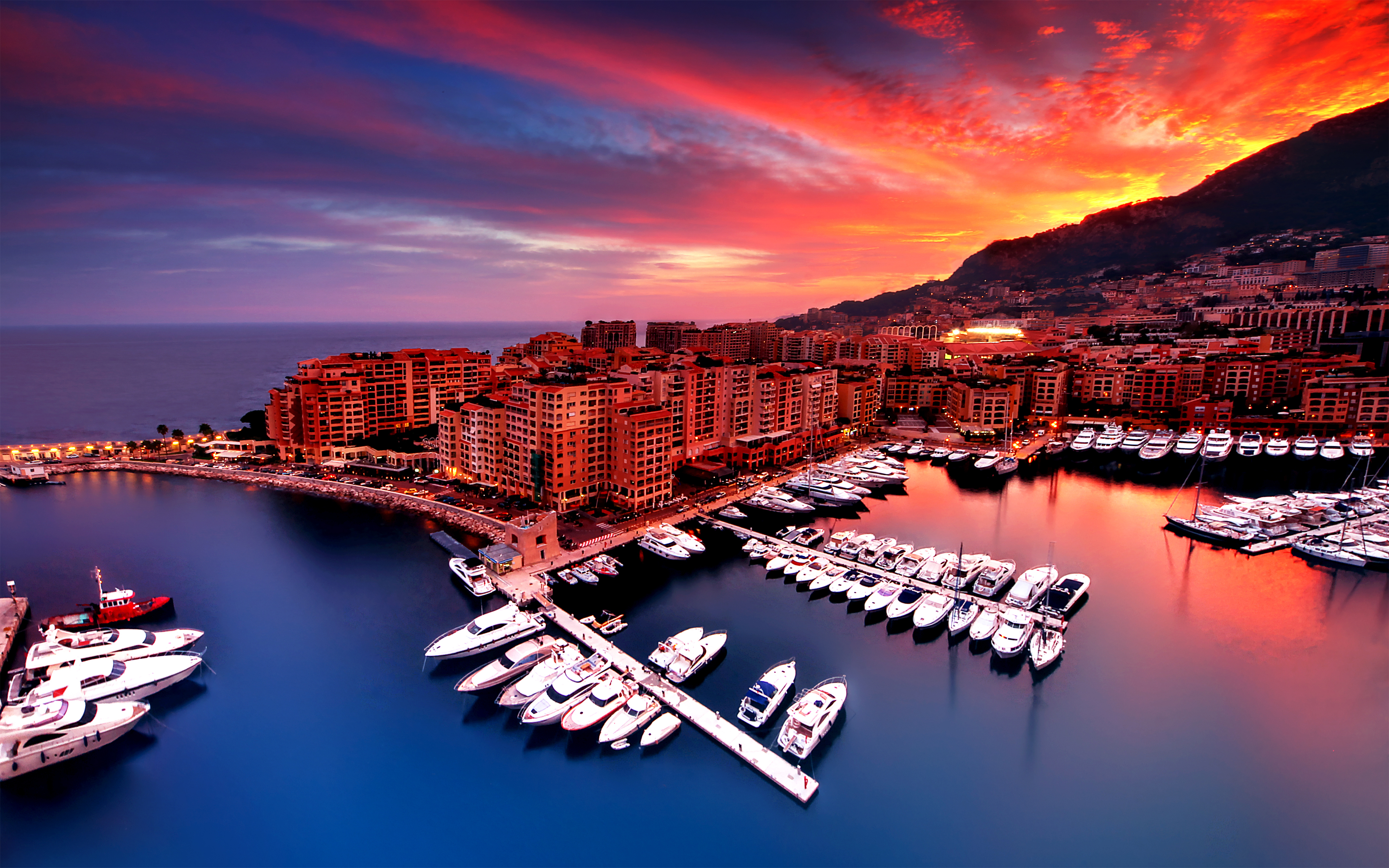 Отдых красивые города. Монте Карло княжество Монако. Монако Лазурный берег. Французская Ривьера княжество Монако. Порт Фонвьей Монако.