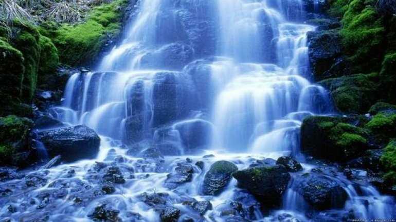 Гегский водопад в Абхазии 
