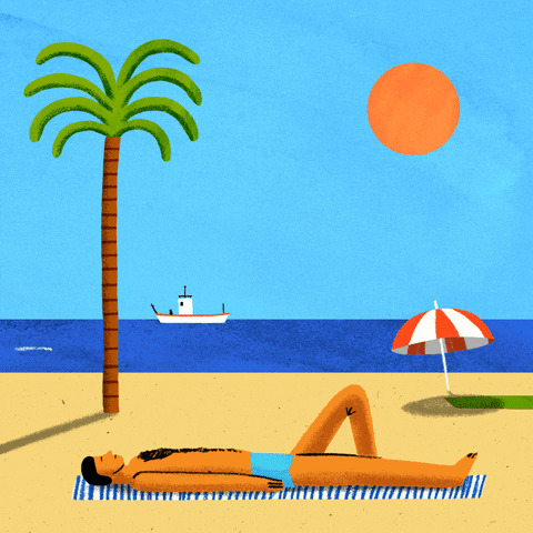 Пляж — это ленивый отдых, волейбол — активный, а путешествия — настоящий.
